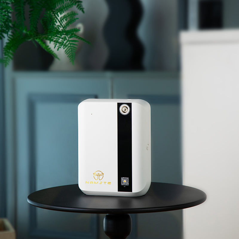 Bluetooth Aroma Diffuser – Electric Essential Oil Air Freshener, 1500m³ Coverage, HVAC Compatible (In Stock)