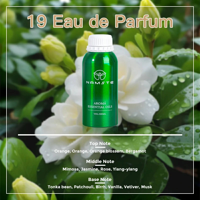 Namste Perfume Essential Oils 500ml Series - Luxurious Fragrances for Diffusers, Ideal for Home & Office Spaces