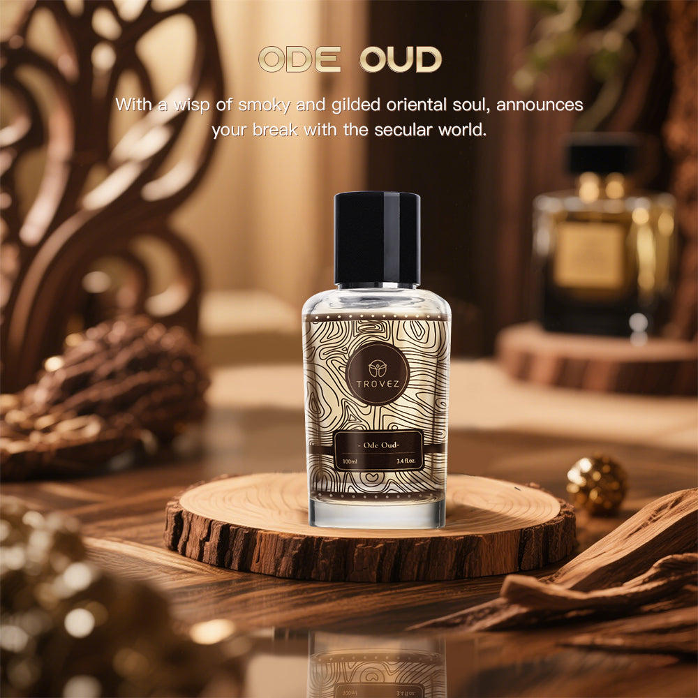 Ode Oud Perfume – Woody Oriental Unisex Fragrance, Long-lasting Arabic Scent