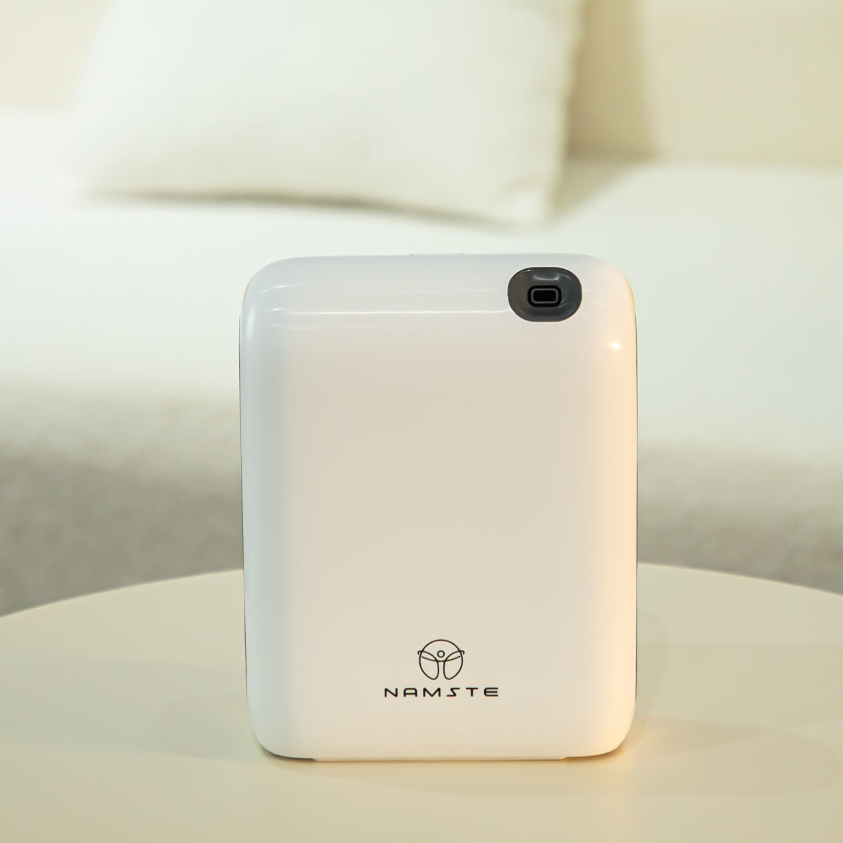 White Square Aroma Diffuser – Bluetooth-Controlled, Silent & Energy-Efficient for Small Rooms