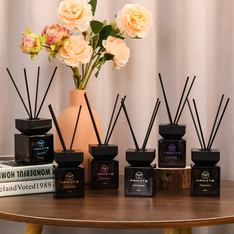 100ML Reed Diffuser – Fireless Aromatherapy, Natural Scent for Home & Hotel