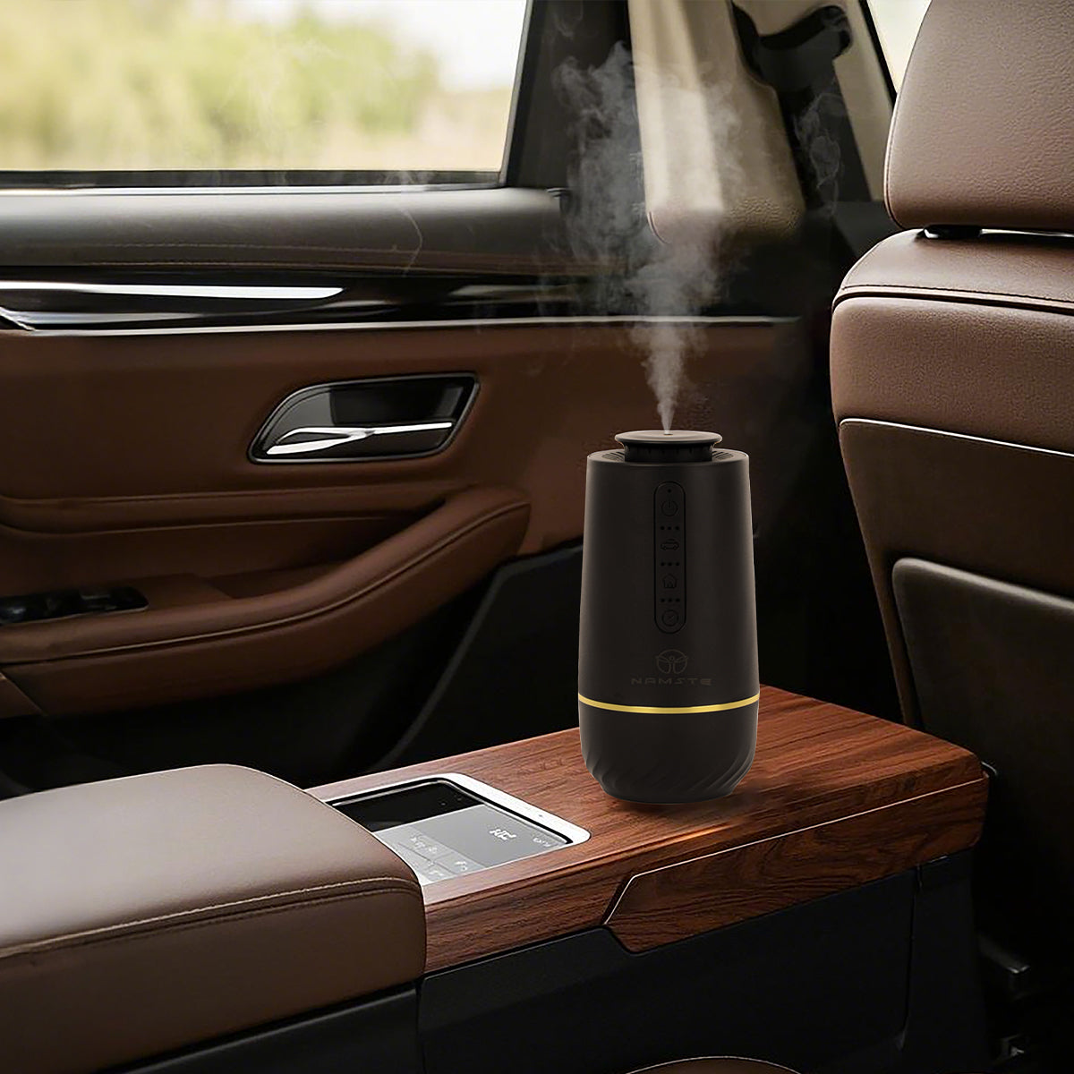 Starry Sky Aroma Diffuser – Cylindrical USB Diffuser for Home & Car, Silent, Efficient & Auto Start