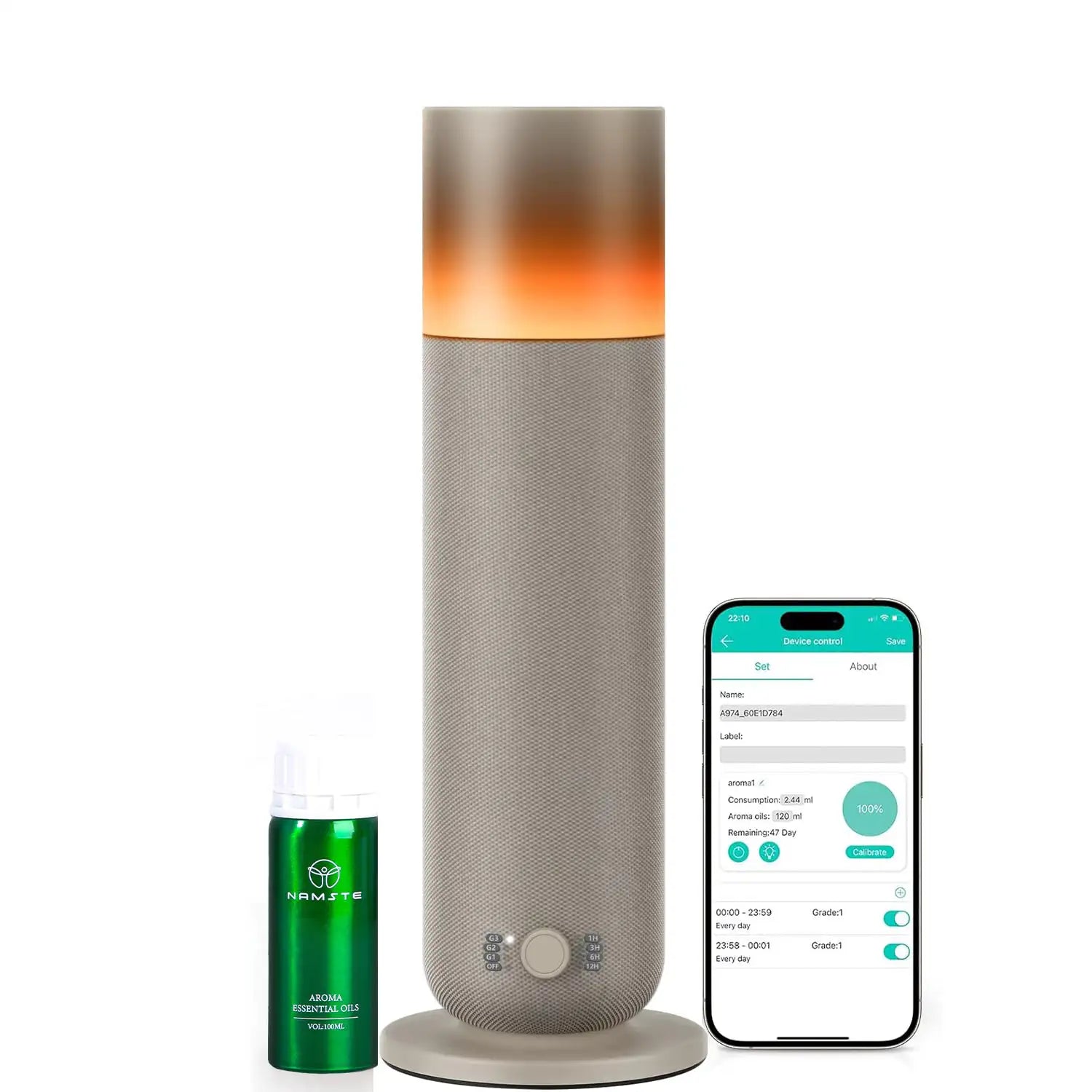 Namste Aroma Diffuser – Candlelight Ambience for Medium Spaces