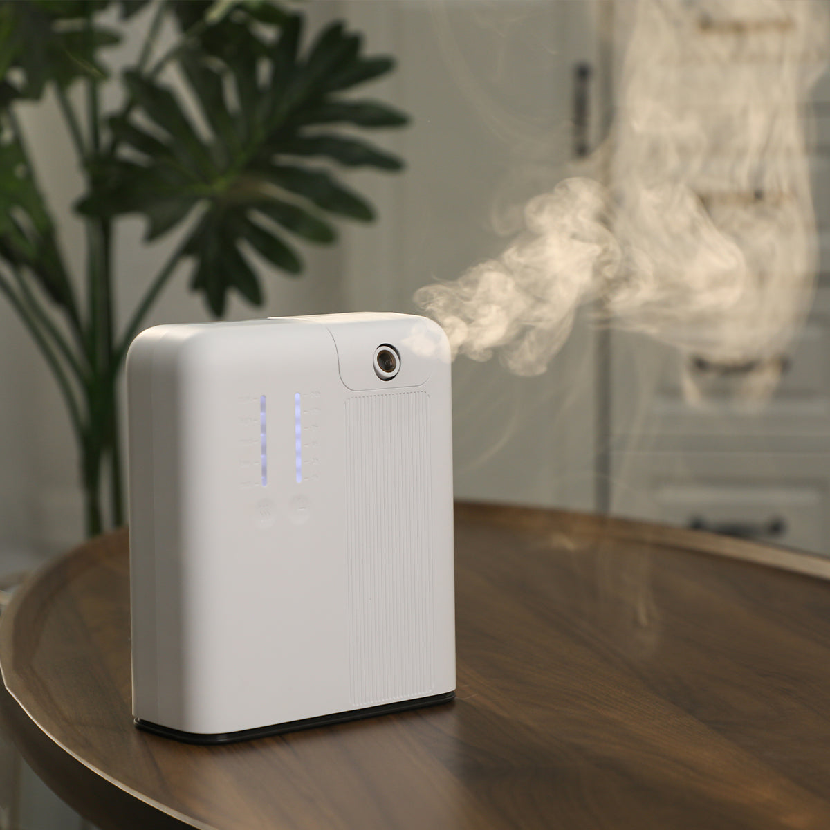 Square Aroma Diffuser – Bluetooth, Compact & Elegant with LED Light