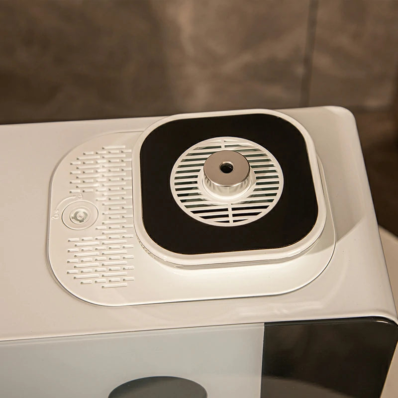 Premium Square Aroma Diffuser – Smart WiFi Controlled Diffuser for Large Spaces, Quiet Operation, Modern Metal Design