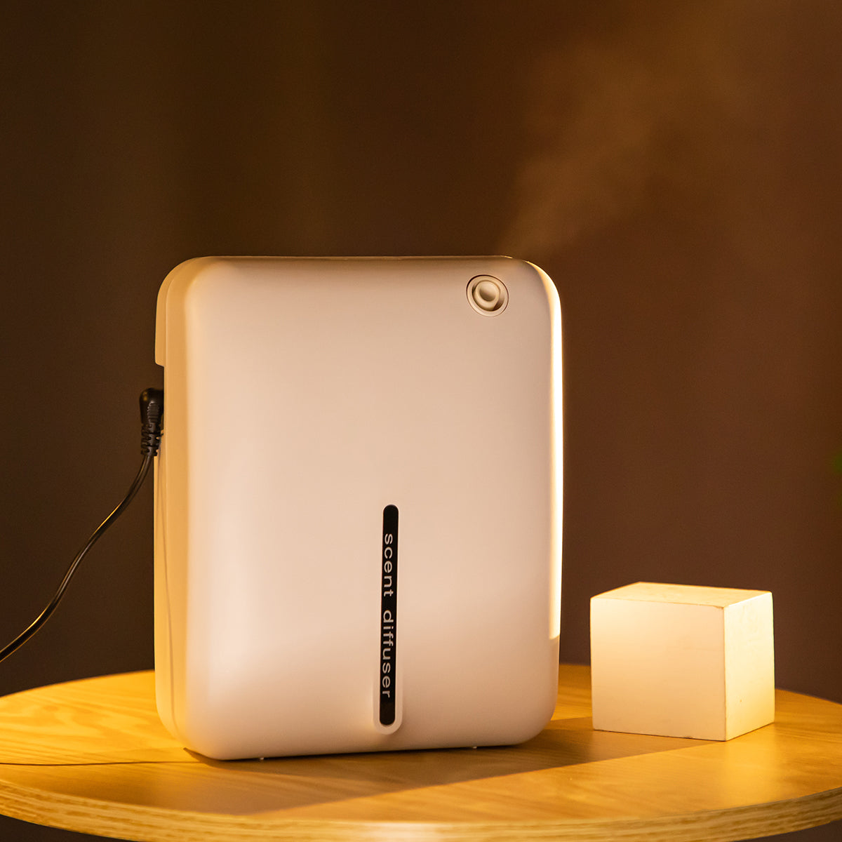 Small Square Aroma Diffuser – Quiet, Efficient Fragrance for Small Spaces (In Stock)