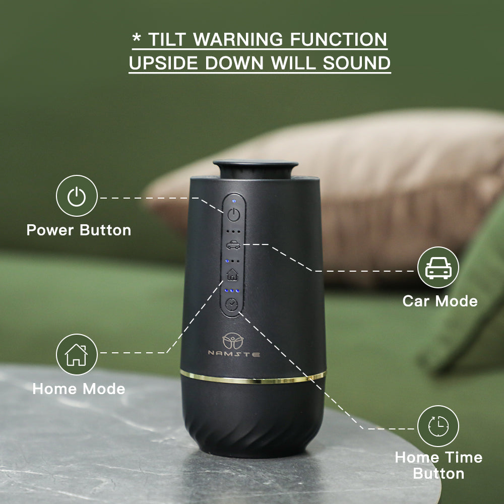 Namste Car Aroma Diffuser Set – USB Rechargeable+3 Fragrances