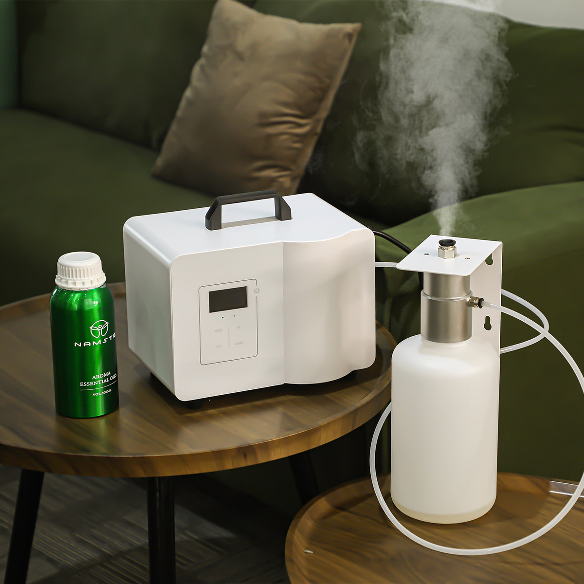 Portable Smart Aroma Diffuser – Bluetooth & Touch Control, Large Coverage with Digital Display