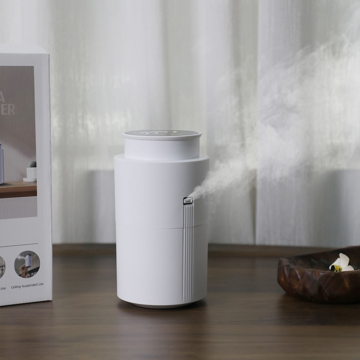 Modern Cylindrical Aroma Diffuser for Small Spaces