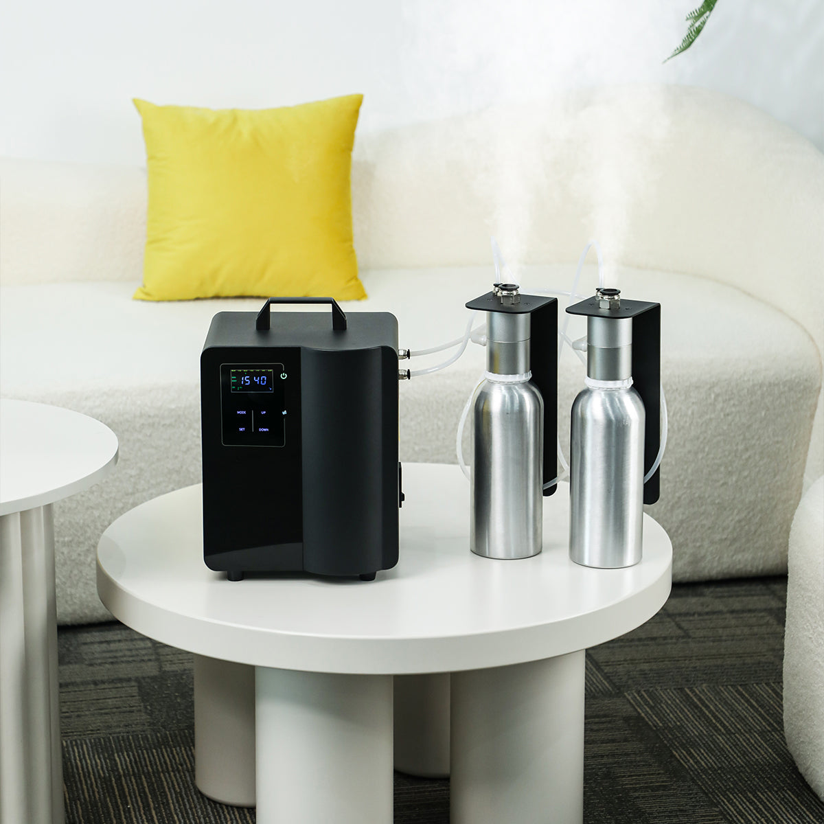 Portable Smart Aroma Diffuser – Dual 1000ml, Bluetooth & Touch Control, Large Coverage
