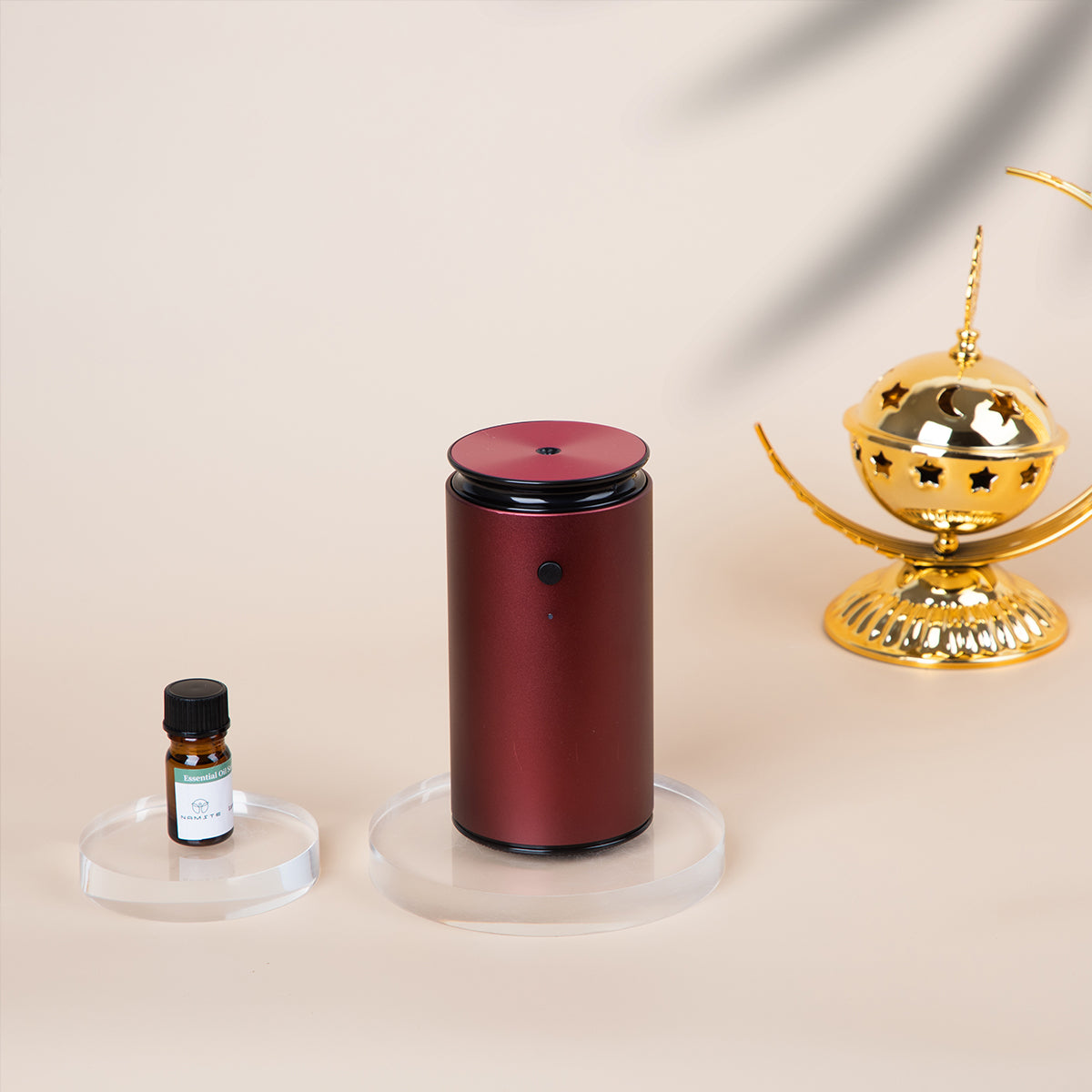 Compact USB Car Aroma Diffuser – Vibration-Activated Diffuser for Cars & Small Spaces, Silent (In Stock)