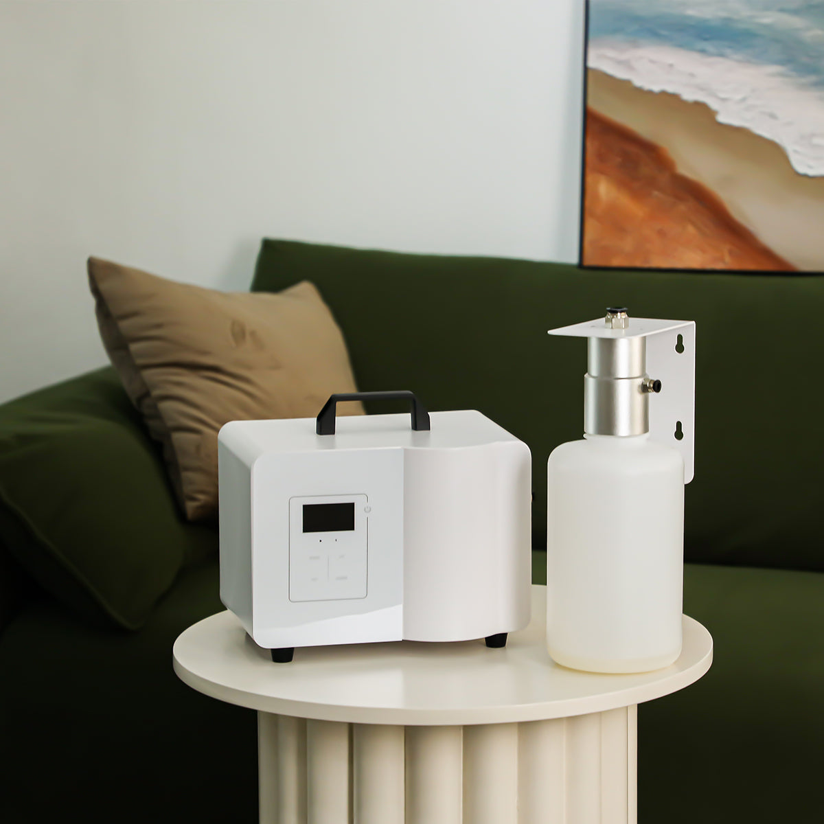 Portable Smart Aroma Diffuser – Bluetooth & Touch Control, Large Coverage with Digital Display (In Stock)