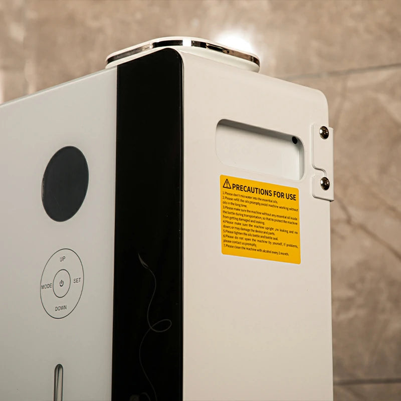 Premium Square Aroma Diffuser – Smart WiFi Controlled Diffuser for Large Spaces, Quiet Operation, Modern Metal Design (In Stock)