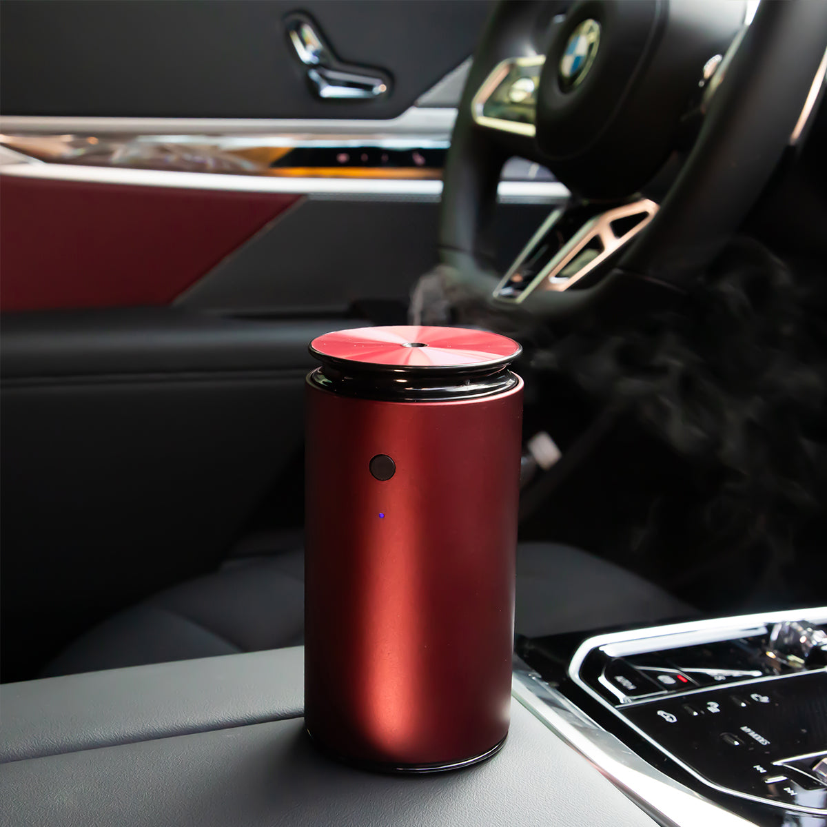 Compact USB Car Aroma Diffuser – Vibration-Activated Diffuser for Cars & Small Spaces, Silent
