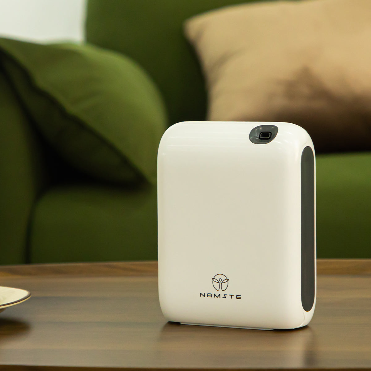 White Square Aroma Diffuser – Bluetooth-Controlled, Silent & Energy-Efficient for Small Rooms (In Stock)