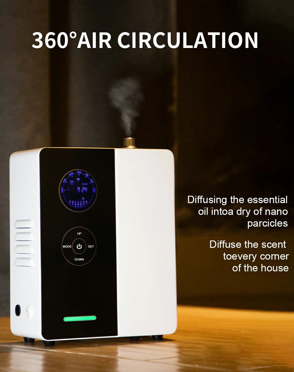 Namste Waterless Aroma Diffuser – Essential Oil Home Fragrance