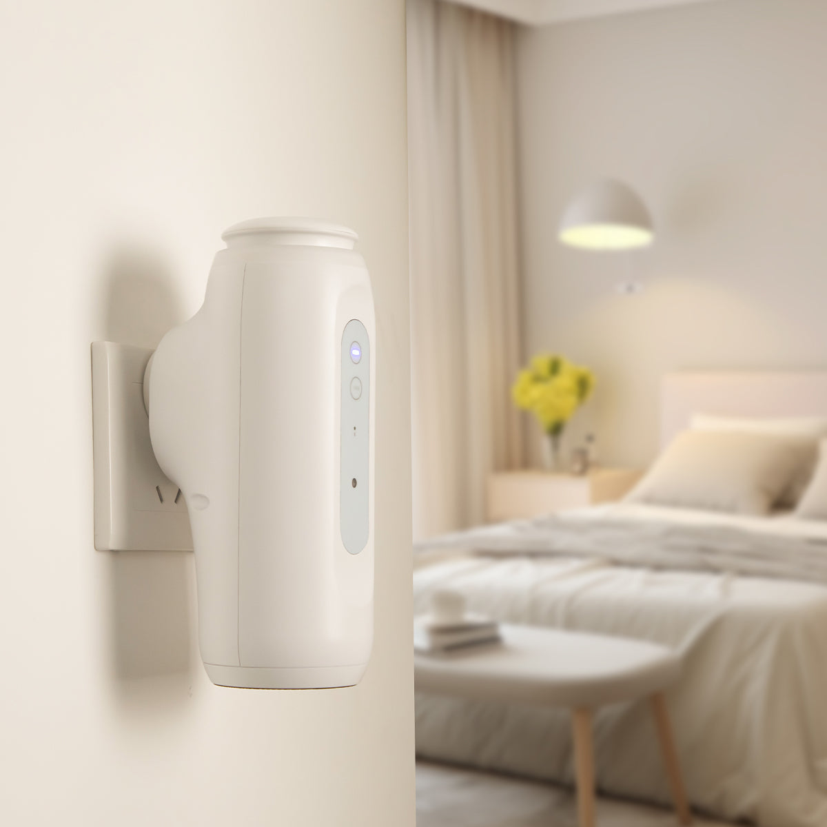 Bluetooth Aroma Diffuser – Cylindrical Design, Quiet & Efficient for Small Spaces