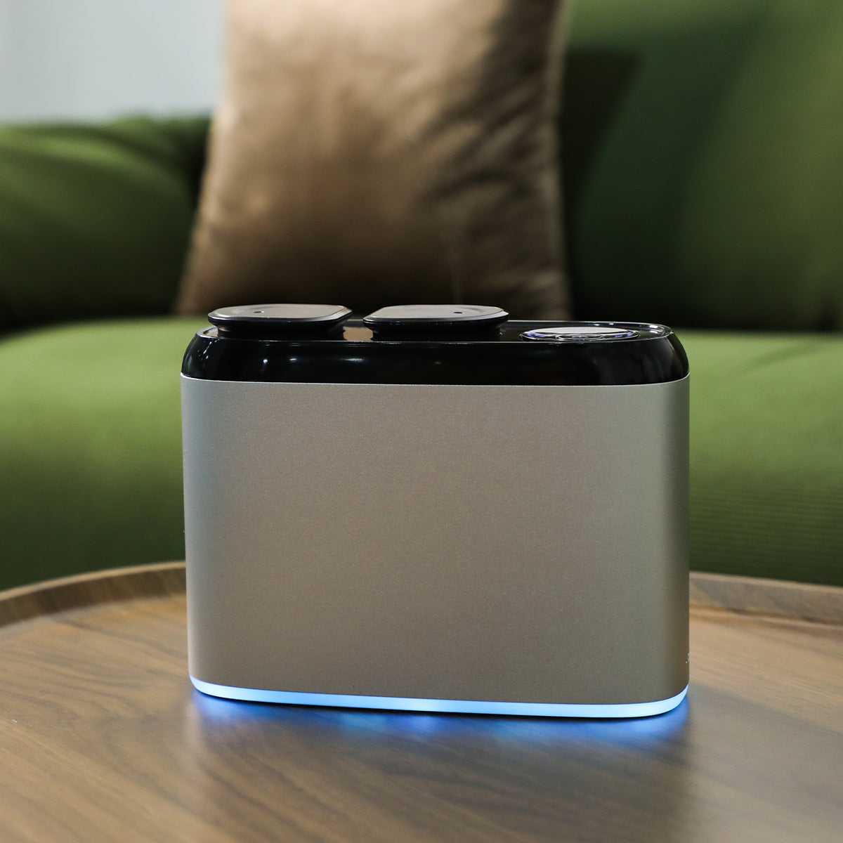 LED Aroma Diffuser – Bluetooth & Button-Controlled for Small Spaces