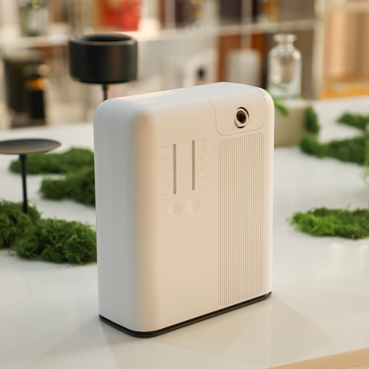 Square Aroma Diffuser – Bluetooth, Compact & Elegant with LED Light