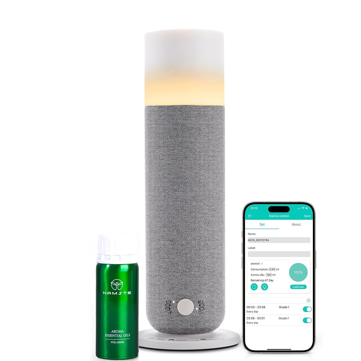 Namste Aroma Diffuser – Candlelight Ambience for Medium Spaces