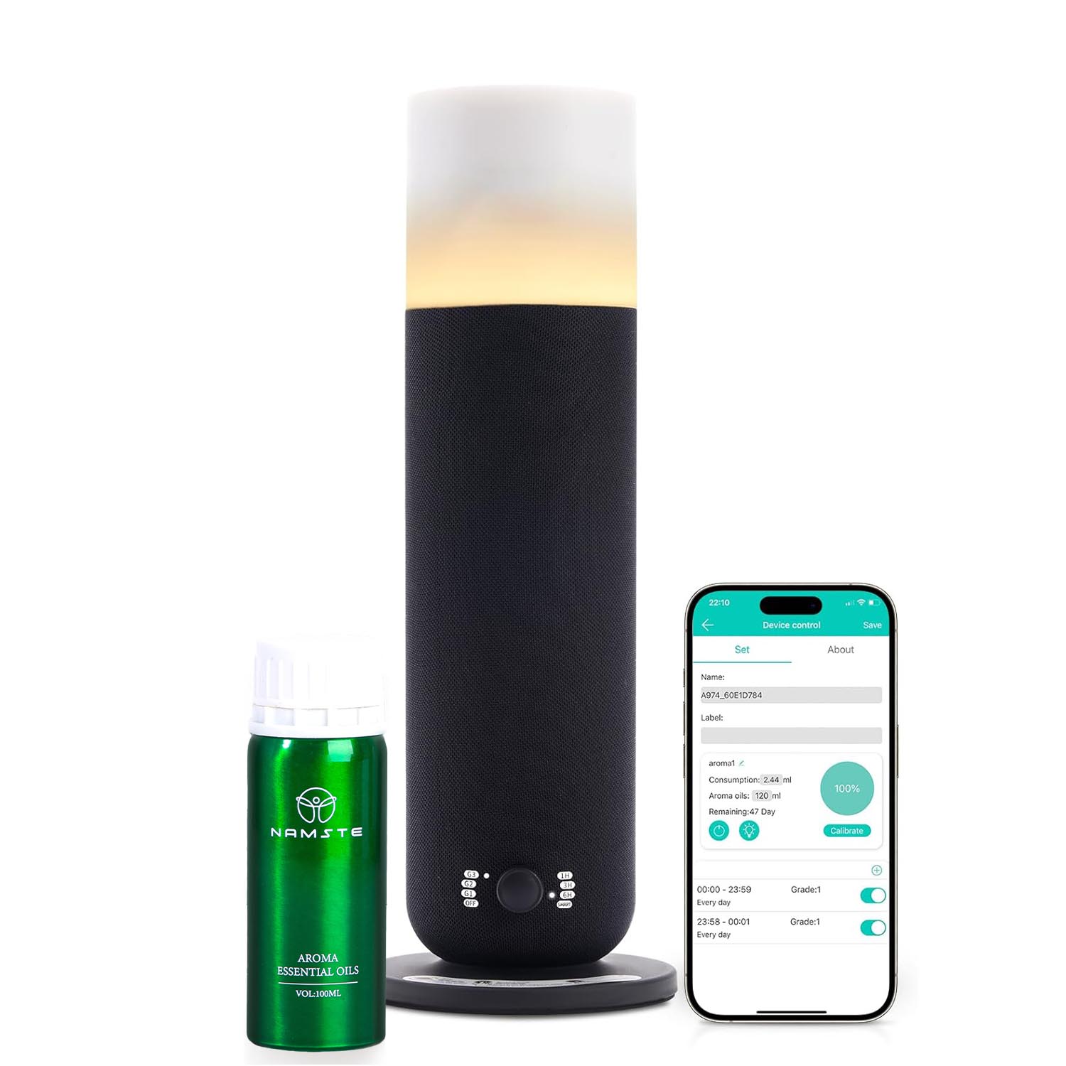 Namste Aroma Diffuser – Candlelight Ambience for Medium Spaces
