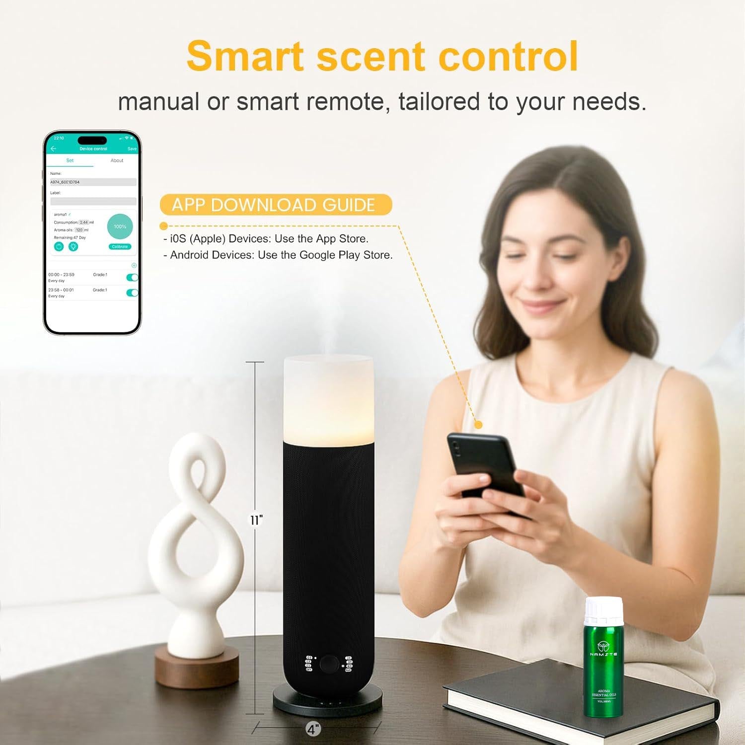 Namste Aroma Diffuser – Candlelight Ambience for Medium Spaces