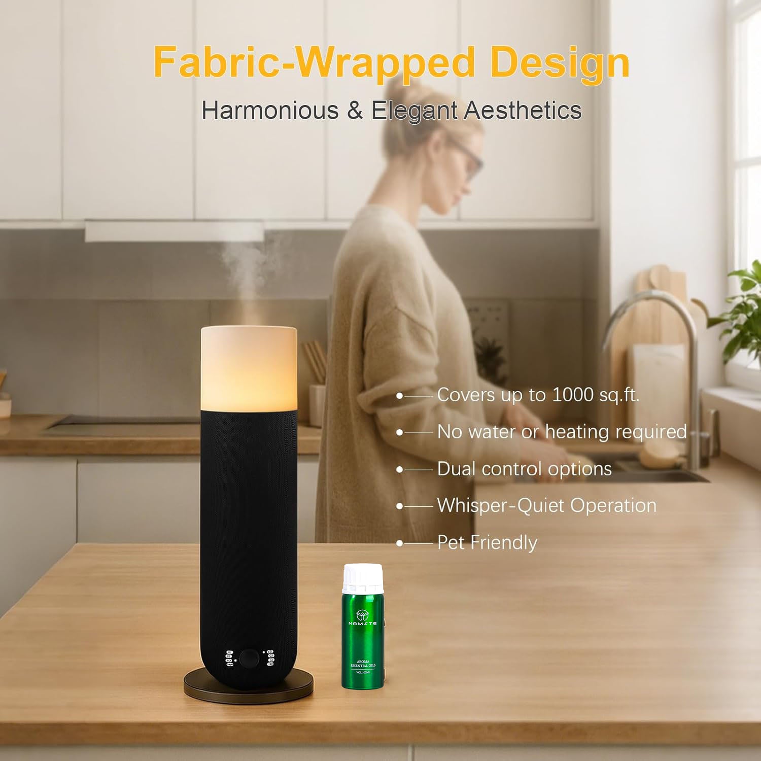 Namste Aroma Diffuser – Candlelight Ambience for Medium Spaces