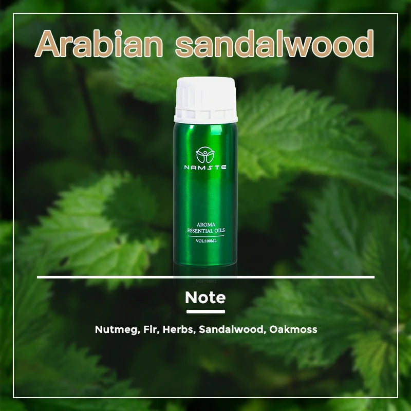 Namste Wooden Scent Series 100ml Essential Oil - Rich, Calming Wood Aromas for Diffusers
