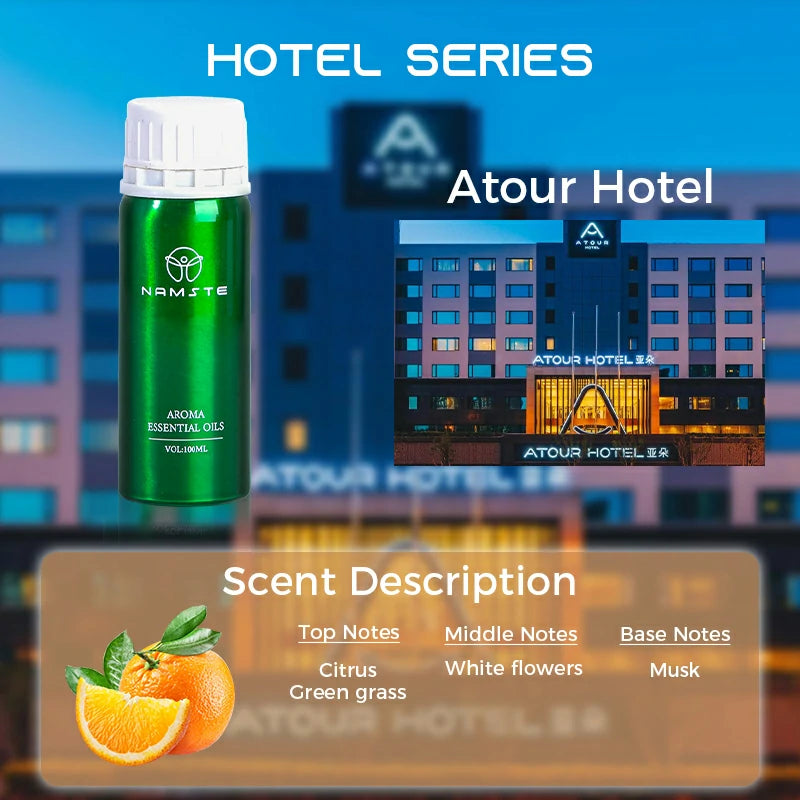 Namste Hotel Series Essential Oils 100ml - Premium Scents for Hotels, Spas & Luxury Spaces