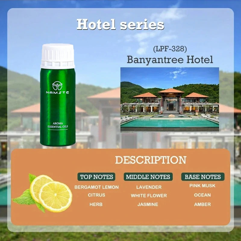 Namste Hotel Series Essential Oils 100ml - Premium Scents for Hotels, Spas & Luxury Spaces