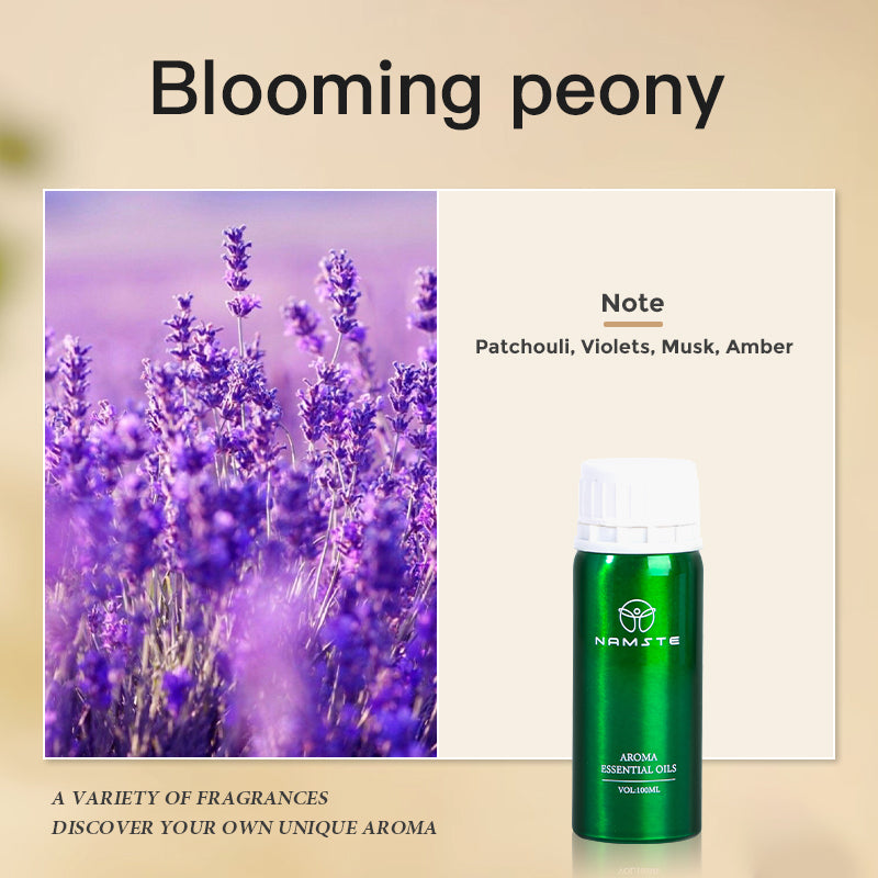 Namste Floral & Fruity Collection Series 100ml Essential Oil - Uplifting Floral & Refreshing Fruit Scents for Home and Office