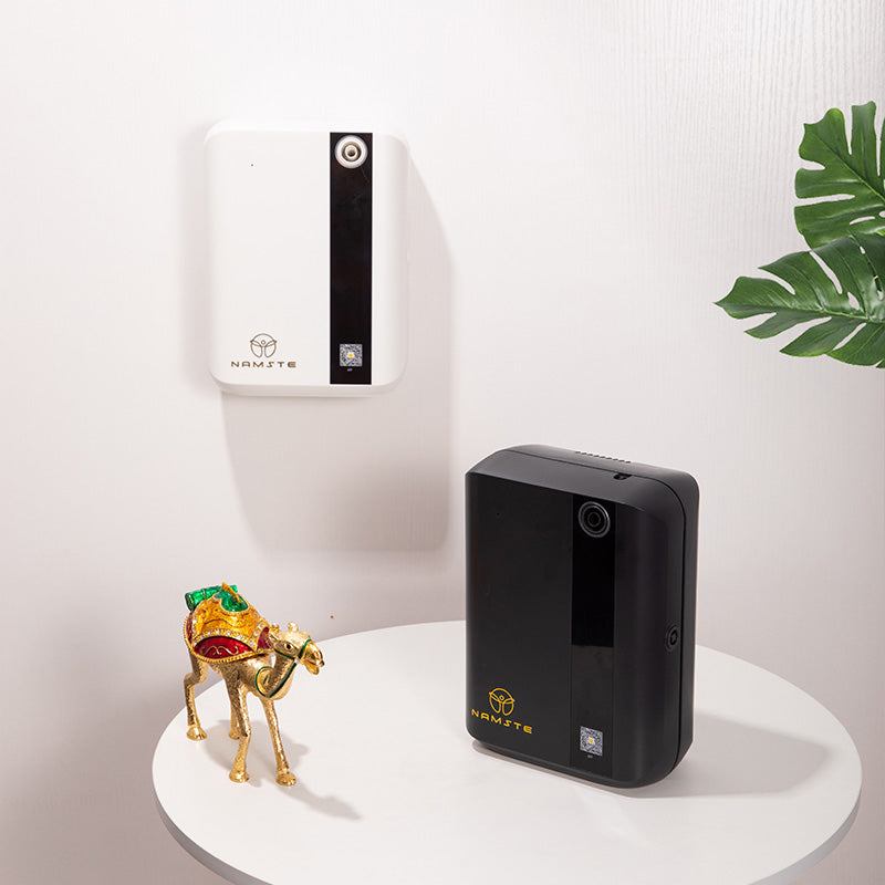 Bluetooth Aroma Diffuser – Electric Essential Oil Air Freshener, 1500m³ Coverage, HVAC Compatible