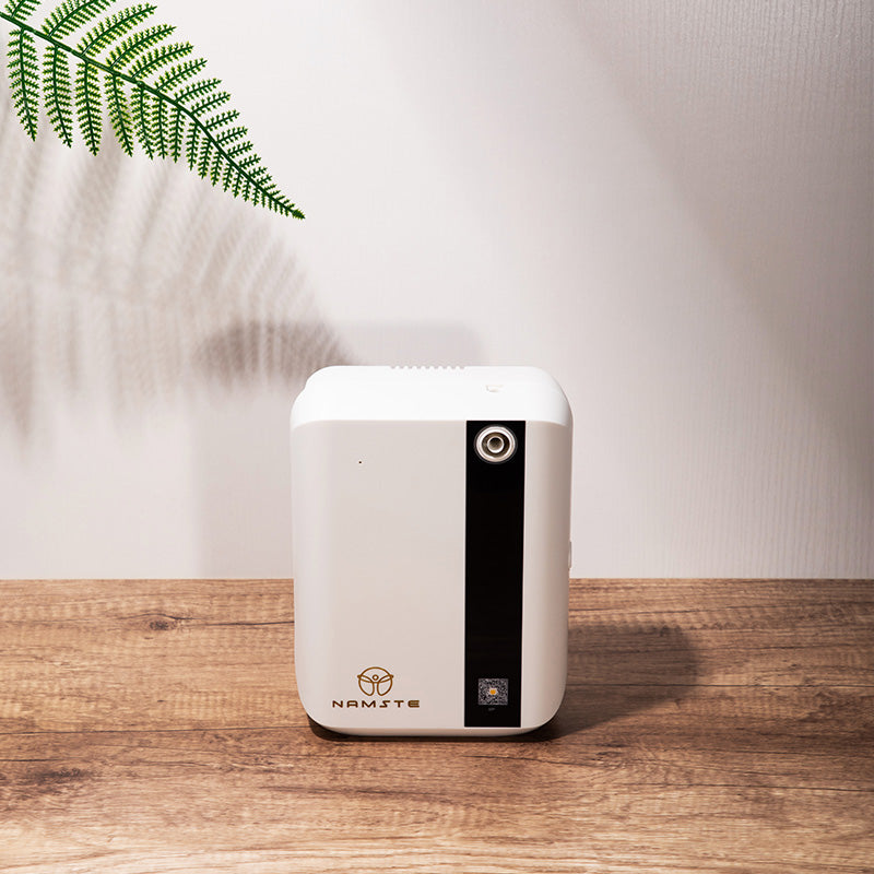 Bluetooth Aroma Diffuser – Electric Essential Oil Air Freshener, 1500m³ Coverage, HVAC Compatible