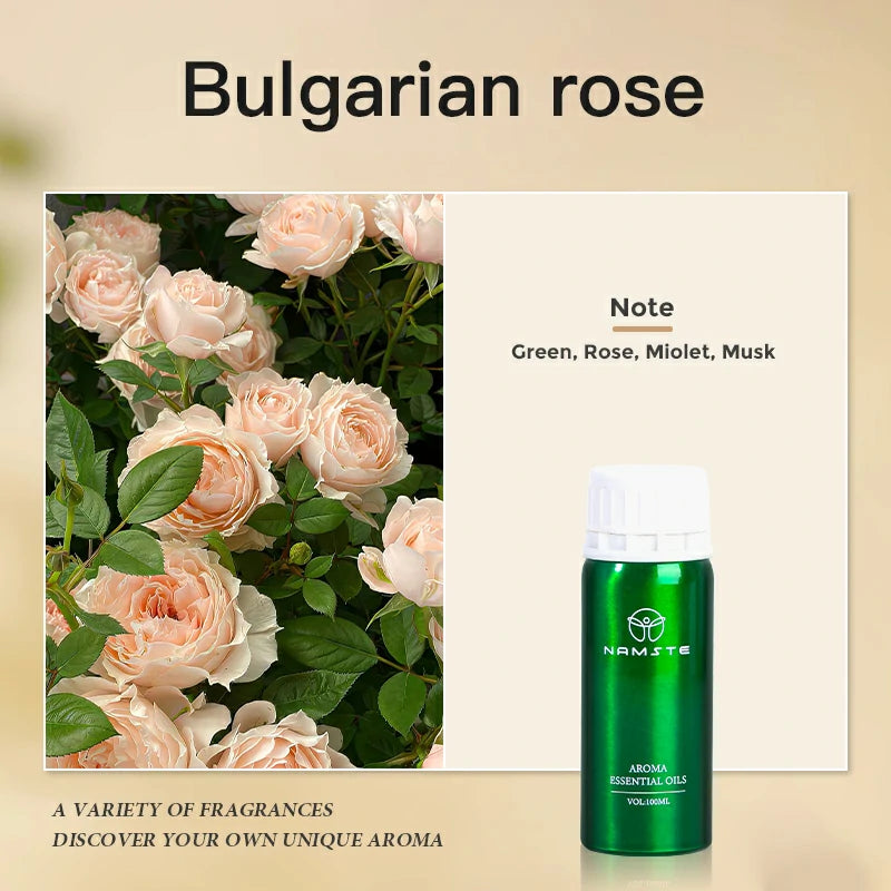 Namste Floral & Fruity 100ml Essential Oils - Fresh Floral & Sweet Fruit Scents for Home & Office