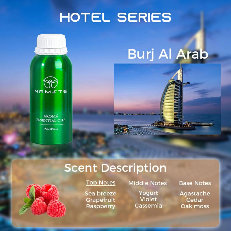 Namste Hotel Series Essential Oils 500ml - Premium Scents for Hotels, Spas & Luxury Spaces