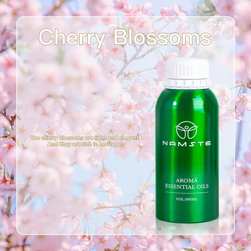 Namste Floral & Fruity Collection Series 500ml Essential Oil - Uplifting Floral & Refreshing Fruit Scents for Home and Office