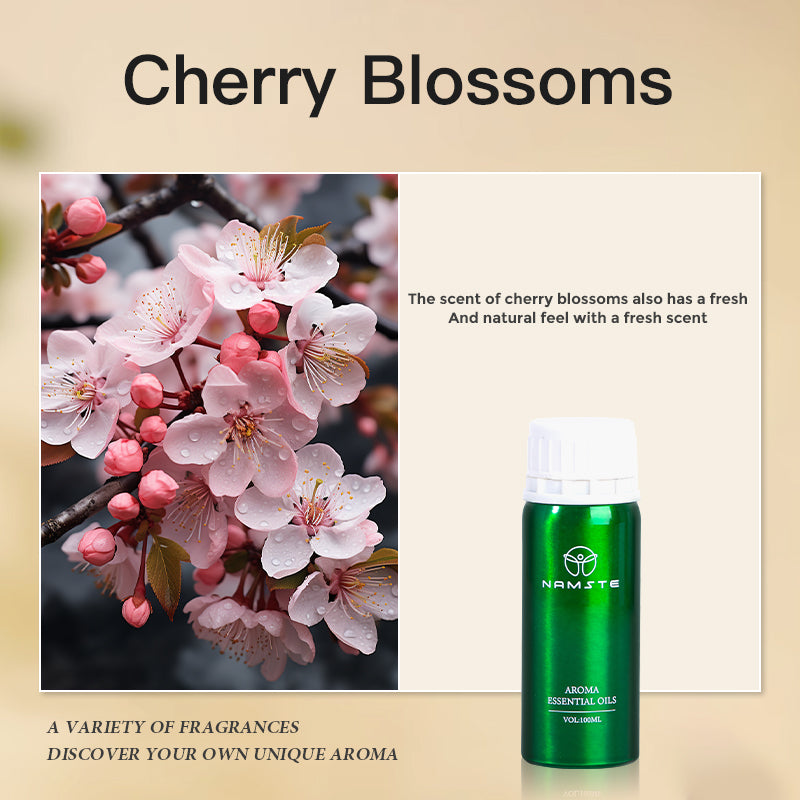 Namste Floral & Fruity Collection Series 100ml Essential Oil - Uplifting Floral & Refreshing Fruit Scents for Home and Office