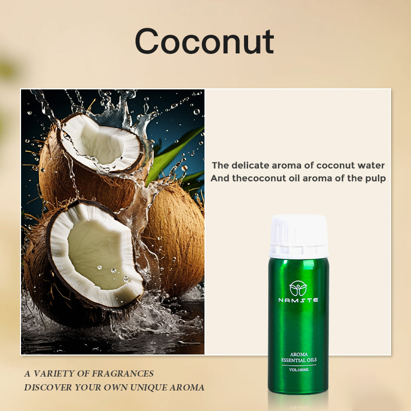 Namste Floral & Fruity Collection Series 100ml Essential Oil - Uplifting Floral & Refreshing Fruit Scents for Home and Office