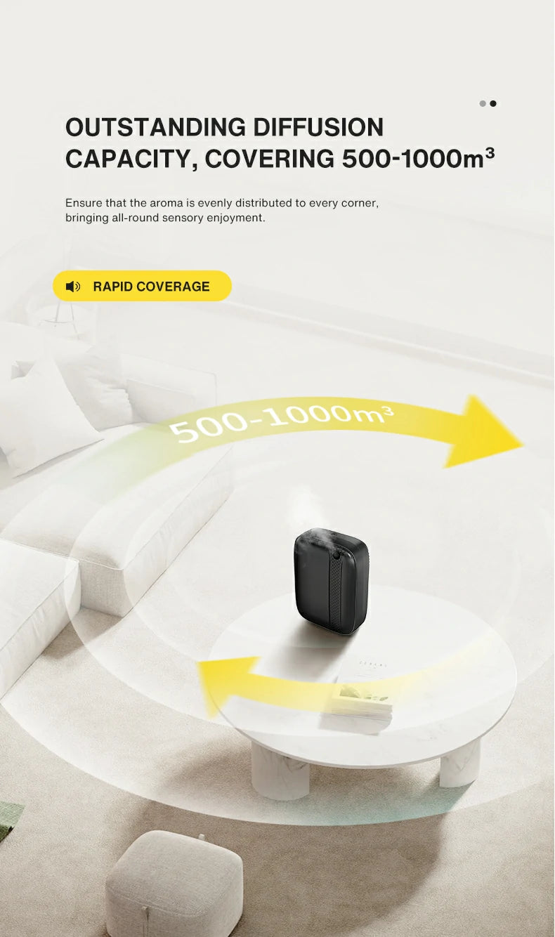 Namste Compact Aroma Diffuser – Quiet & Bluetooth