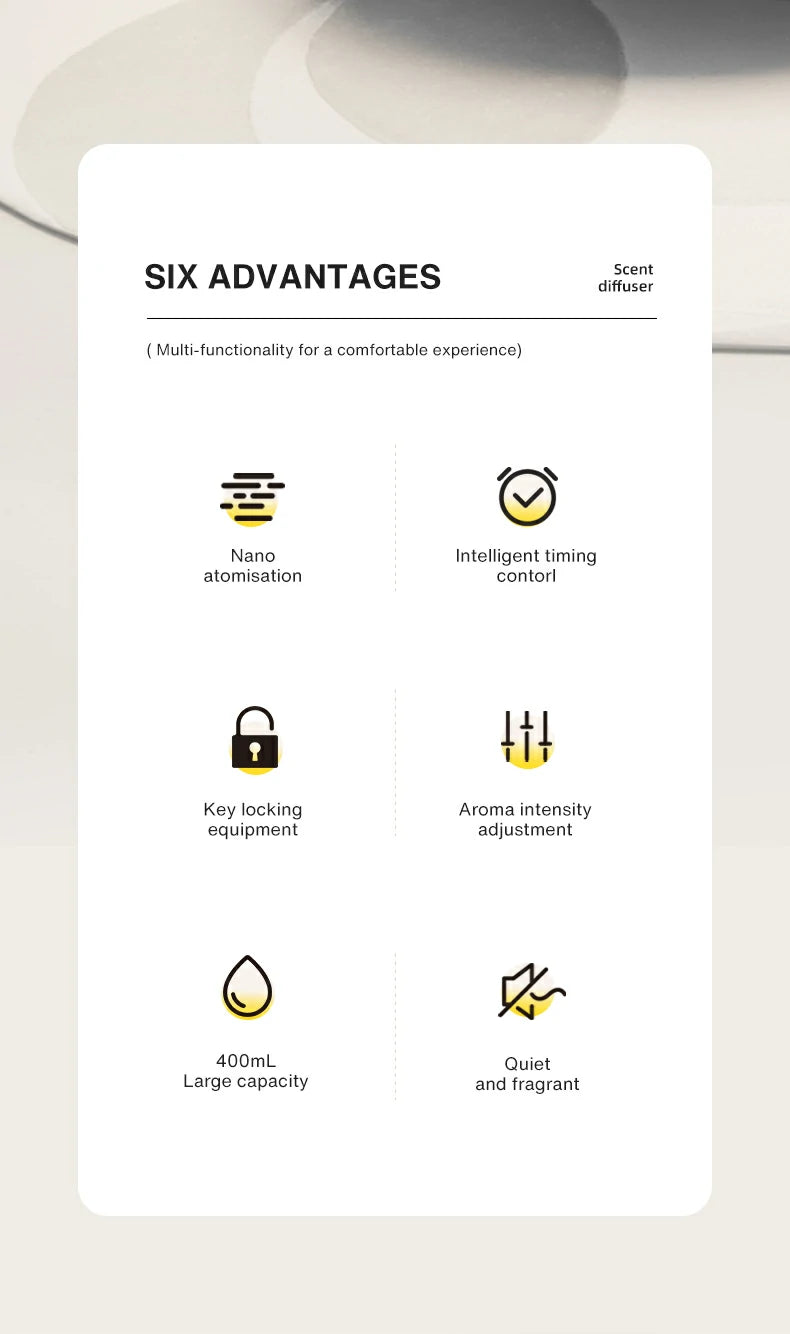 Namste Compact Aroma Diffuser – Quiet & Bluetooth