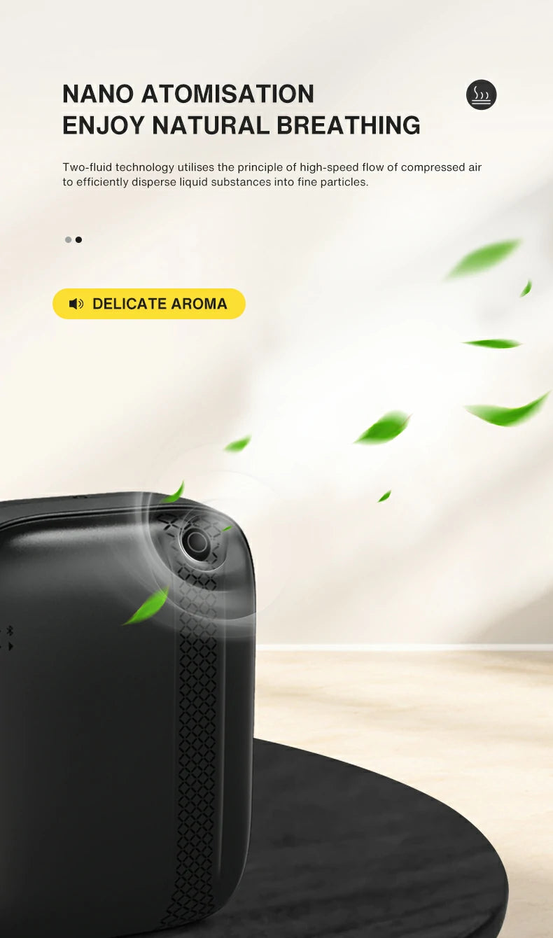 Namste Compact Aroma Diffuser – Quiet & Bluetooth