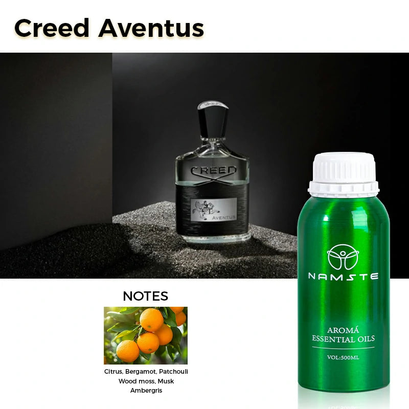 Namste Perfume Essential Oils 500ml Series - Luxurious Fragrances for Diffusers, Ideal for Home & Office Spaces