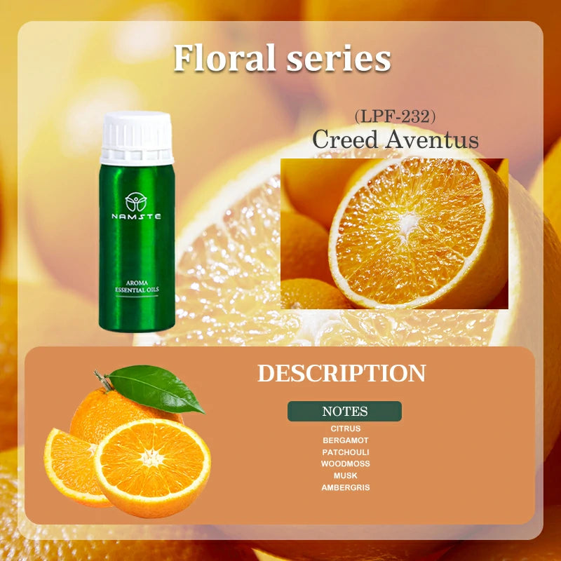 Namste Perfume Essential Oils 100ml Series - Luxurious Fragrances for Diffusers, Ideal for Home & Office Spaces