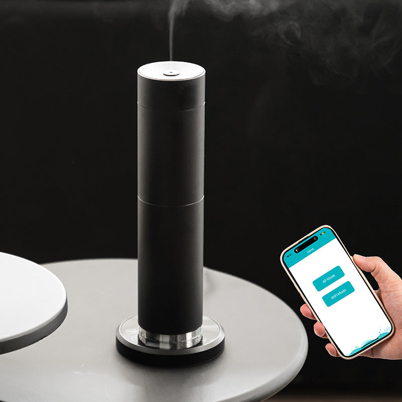 Cylindrical Aroma Diffuser – Essential Oil Air Freshener for Home & Office, Sleek Design