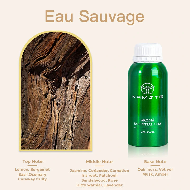 Namste Perfume Essential Oils 500ml Series - Create a Relaxing, Luxurious Ambience for Your Space