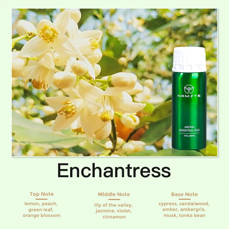 Namste Perfume Essential Oils 100ml Series - Create a Relaxing, Luxurious Ambience for Your Space