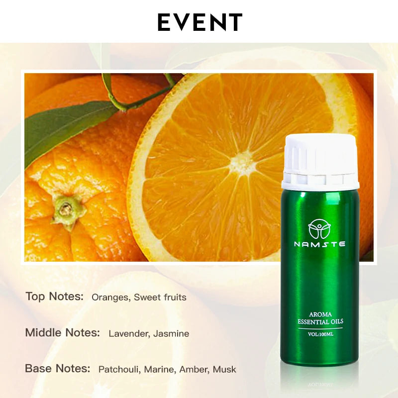 Namste Perfume Essential Oils 100ml Series - Create a Relaxing, Luxurious Ambience for Your Space