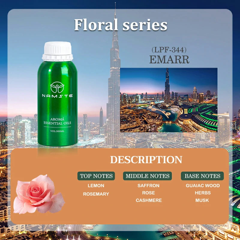 Namste Hotel Series Essential Oils 500ml - Premium Scents for Hotels, Spas & Luxury Spaces