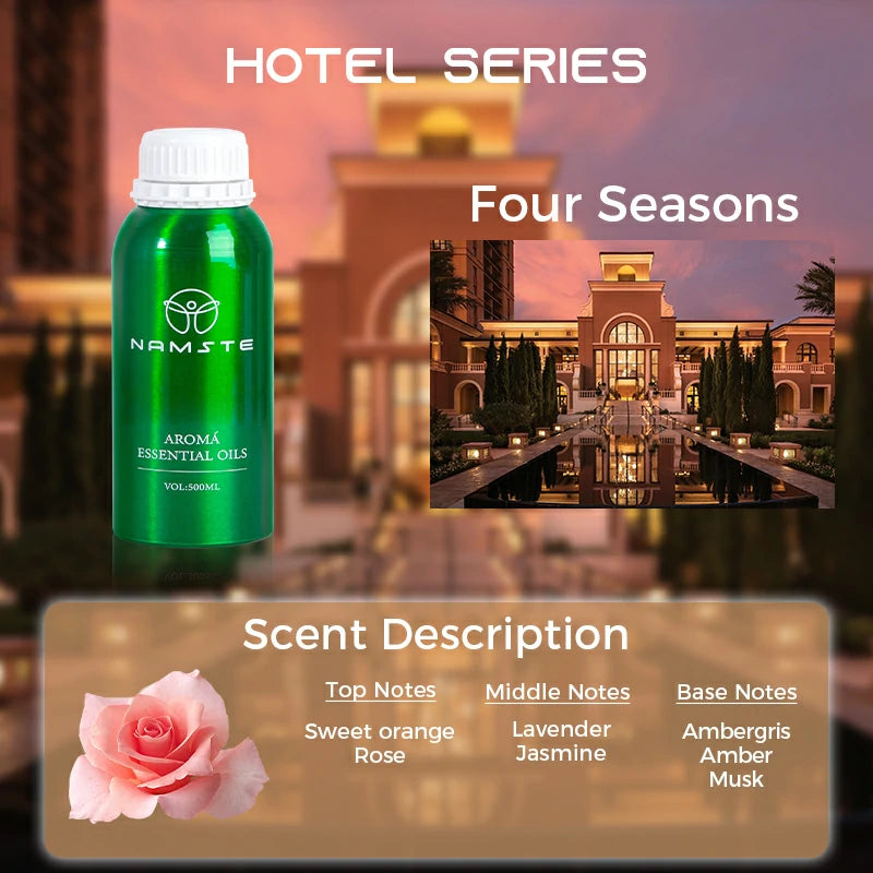 Namste Hotel Series Essential Oils 500ml - Premium Scents for Hotels, Spas & Luxury Spaces