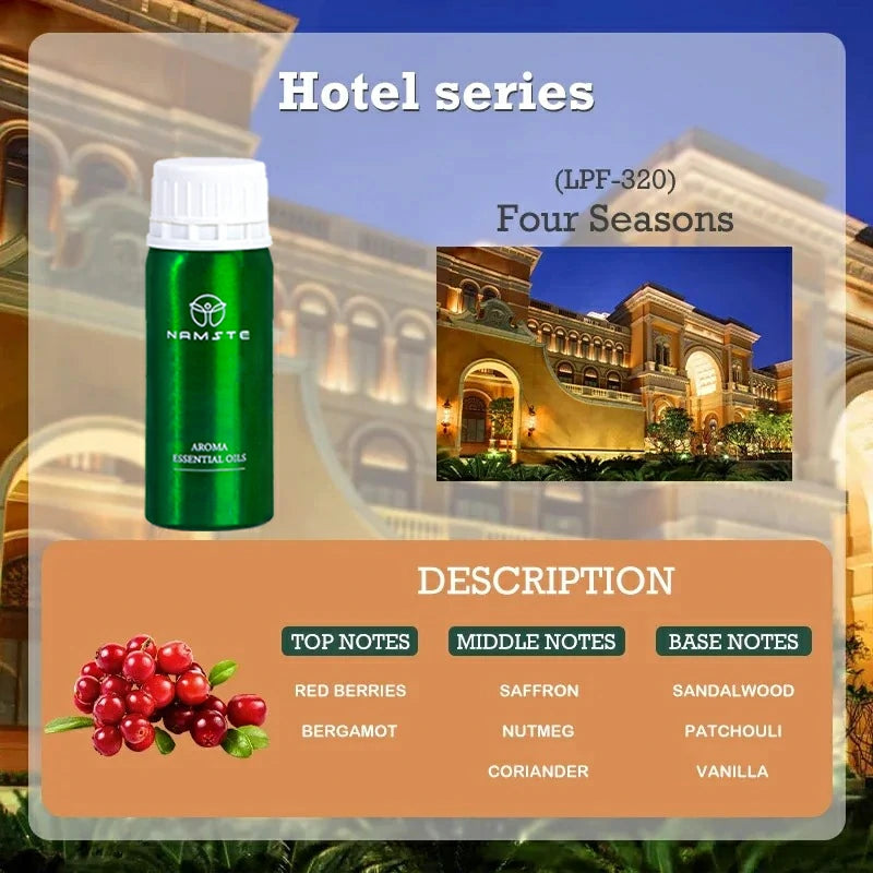Namste Hotel Series Essential Oils 100ml - Premium Scents for Hotels, Spas & Luxury Spaces